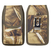 LUXMO Large Vertical Universal Nylon Pouch w/ Dual Card Slots - Tree Camo